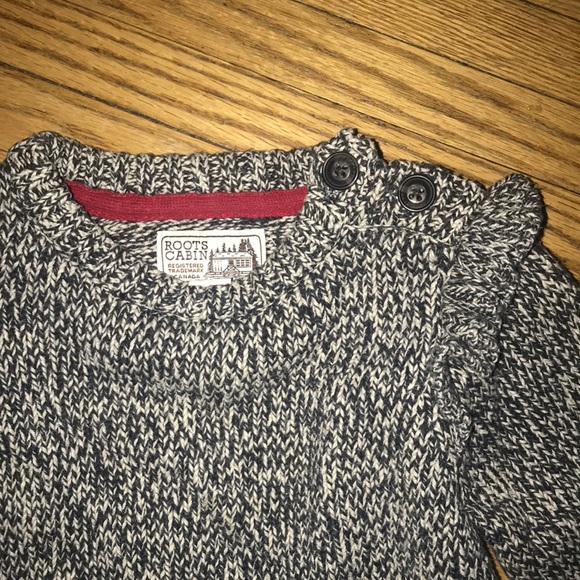 Girls size 5t. Roots cabin brand. Digital pattern black and white. Lightly used - Picture 2 of 4